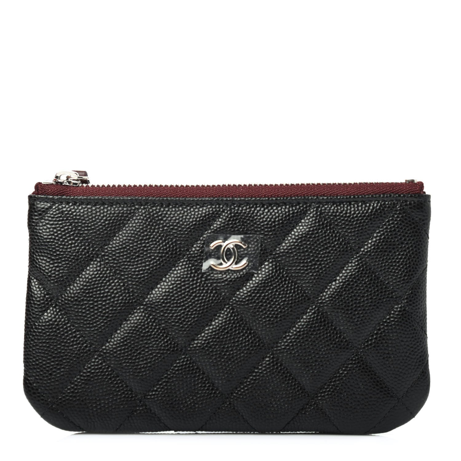 Chanel Caviar Quilted Small Cosmetic Case Black 1 of 4