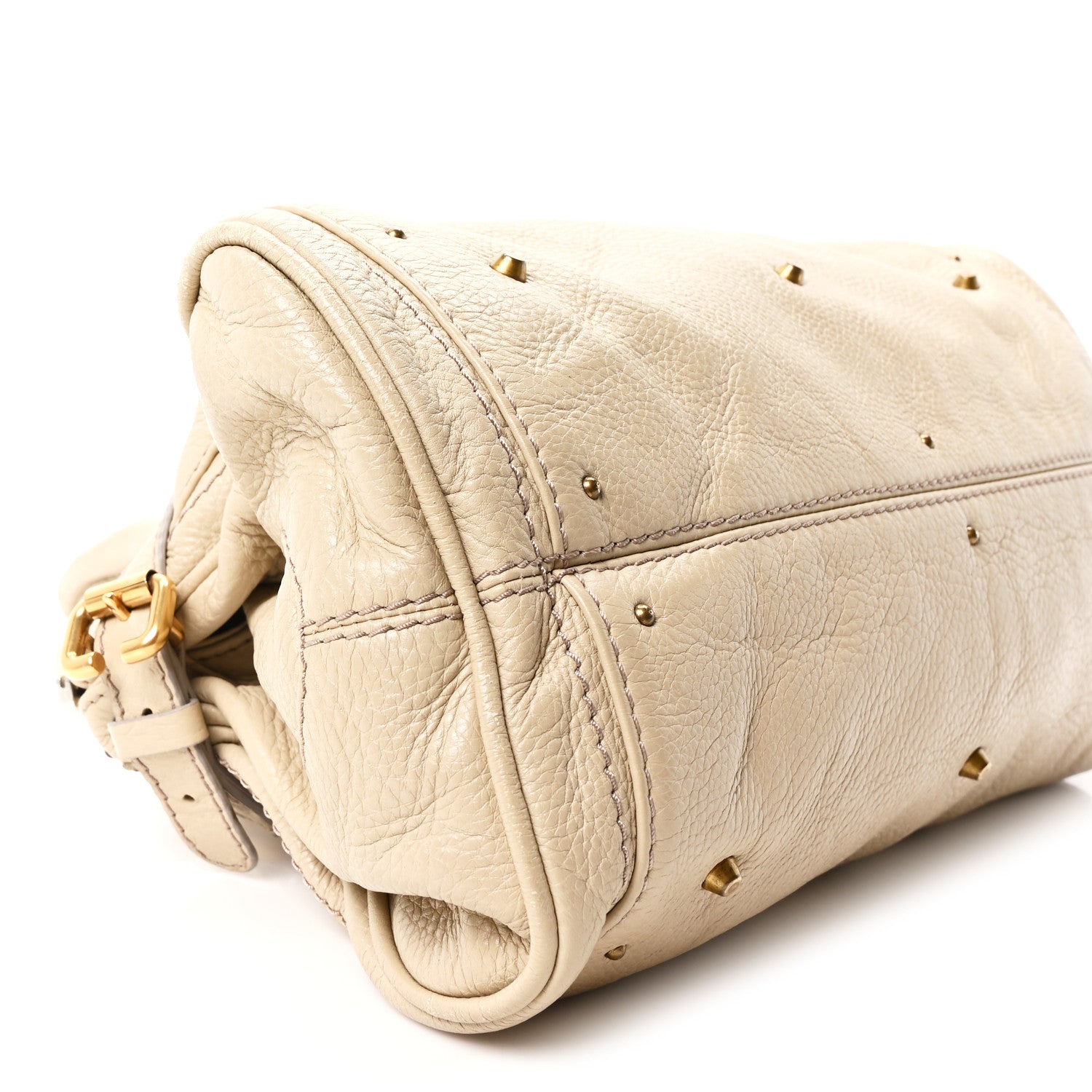Chloe Calfskin Medium Paddington Satchel Beige 9 of 10