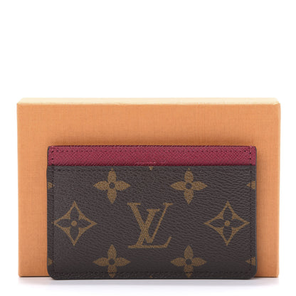 Louis Vuitton Monogram Card Holder Fuchsia 10 of 10