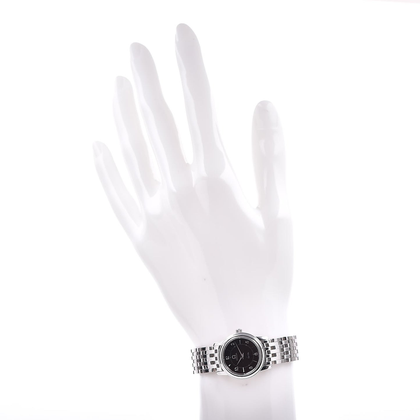 Stainless Steel 22mm De Ville Quartz Watch Black 4570.50