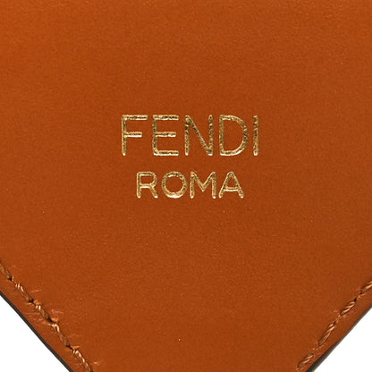 Fendi Ribbon Vitello King Logo Embossed Gingham Woven Adjustable Strap You Panna Black Cuoio 3 of 5