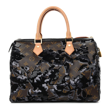 Louis Vuitton Monogram Fleur De Jais Sequins Speedy 30 1 of 11
