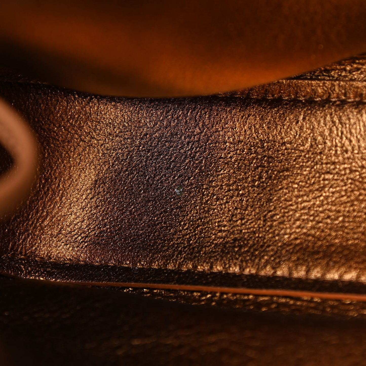Calfskin Stud Baguette Brown