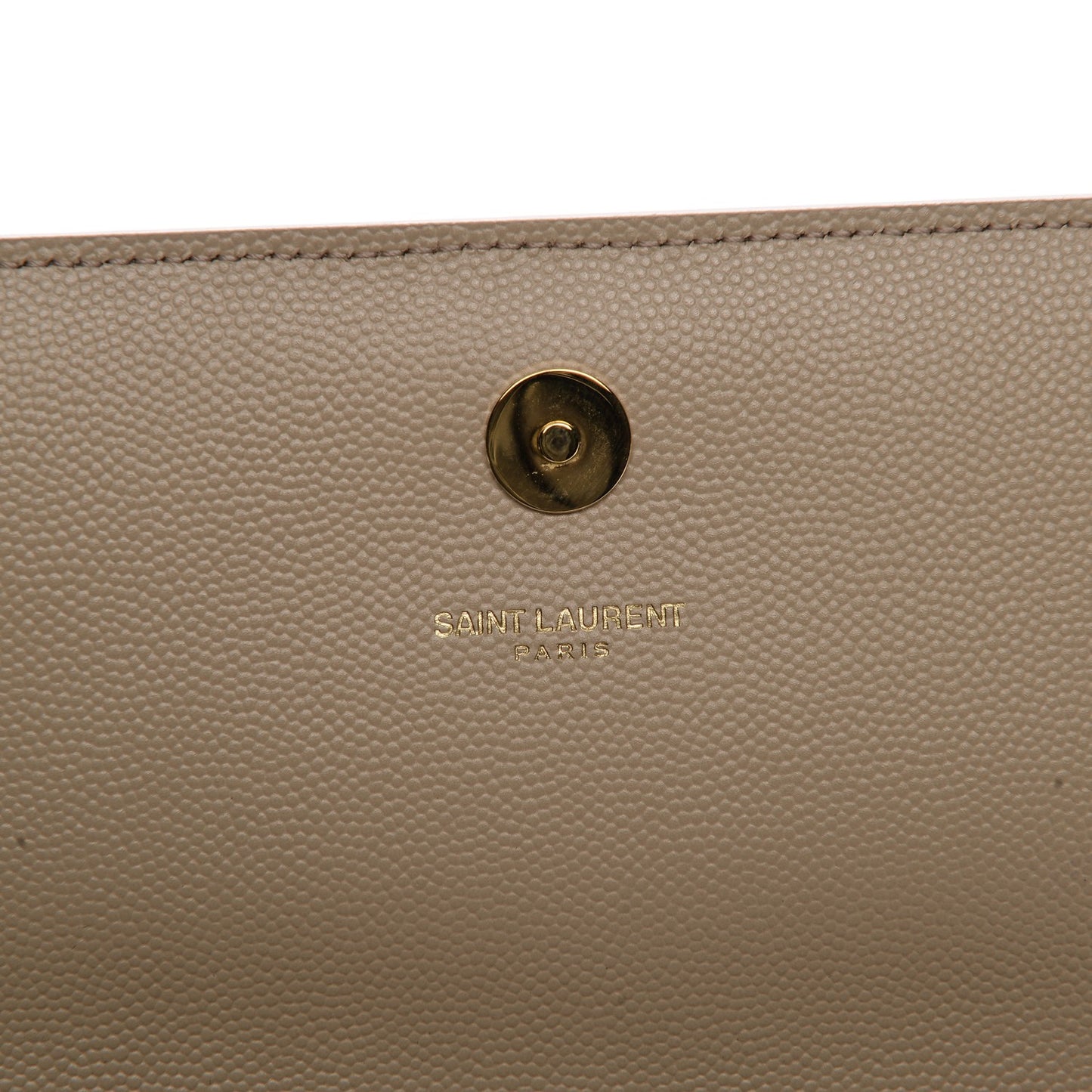 Grain De Poudre Classic Monogram Clutch Nude