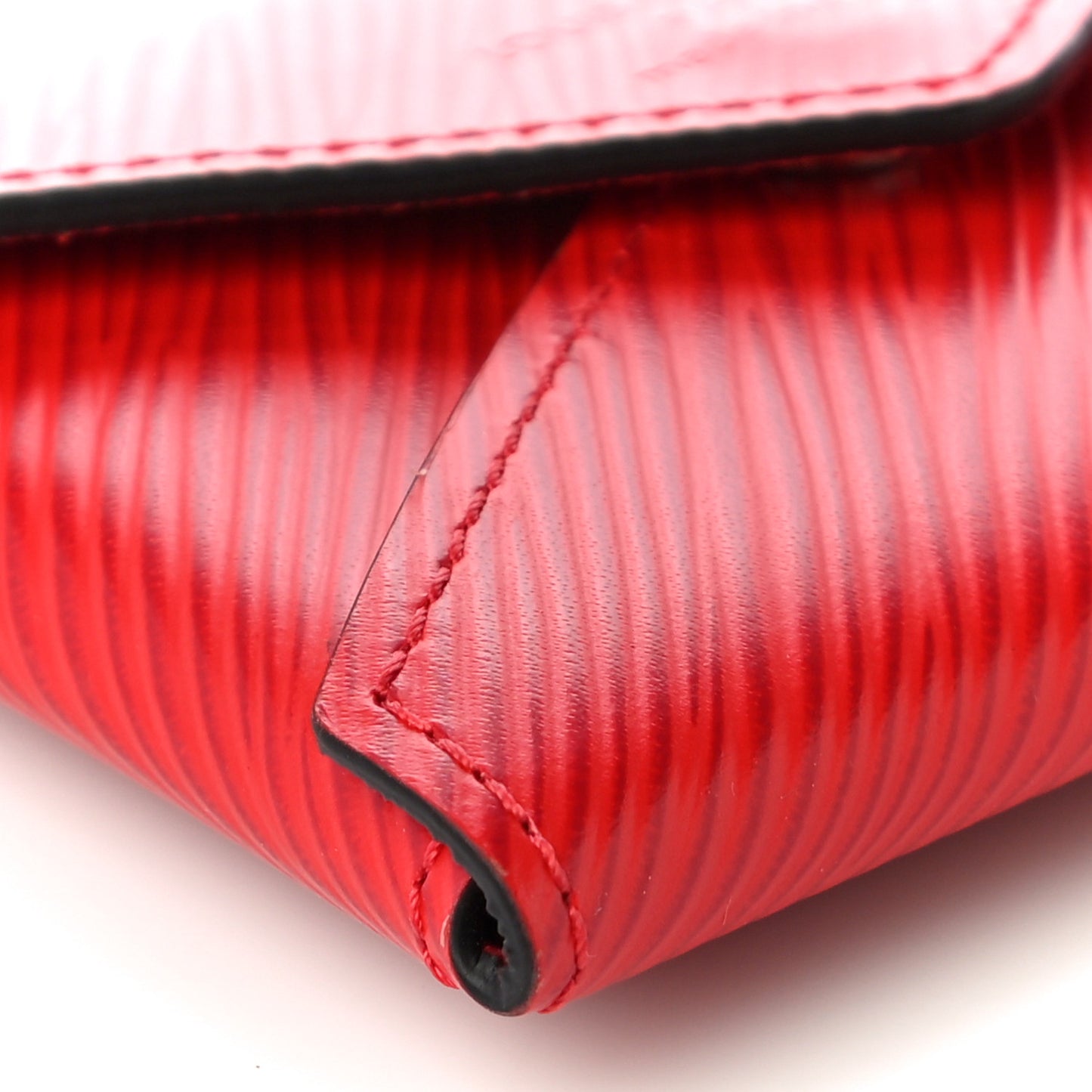 Epi Small Kirigami Pochette Insert Coquelicot