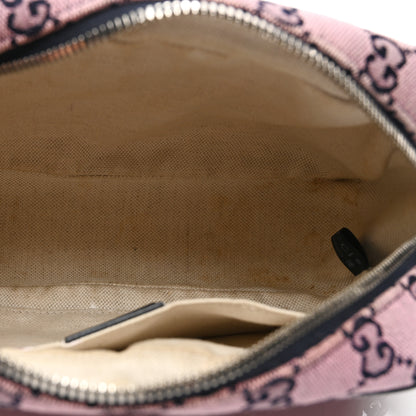 Gucci Monogram Multicolor Matelasse Diagonal Small GG Marmont Chain Shoulder Bag Pink Blue 5 of 10