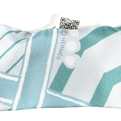 Hermes Silk Jeu de Soie Uniforme Twilly Aqua Celadon Ciel 4 of 4