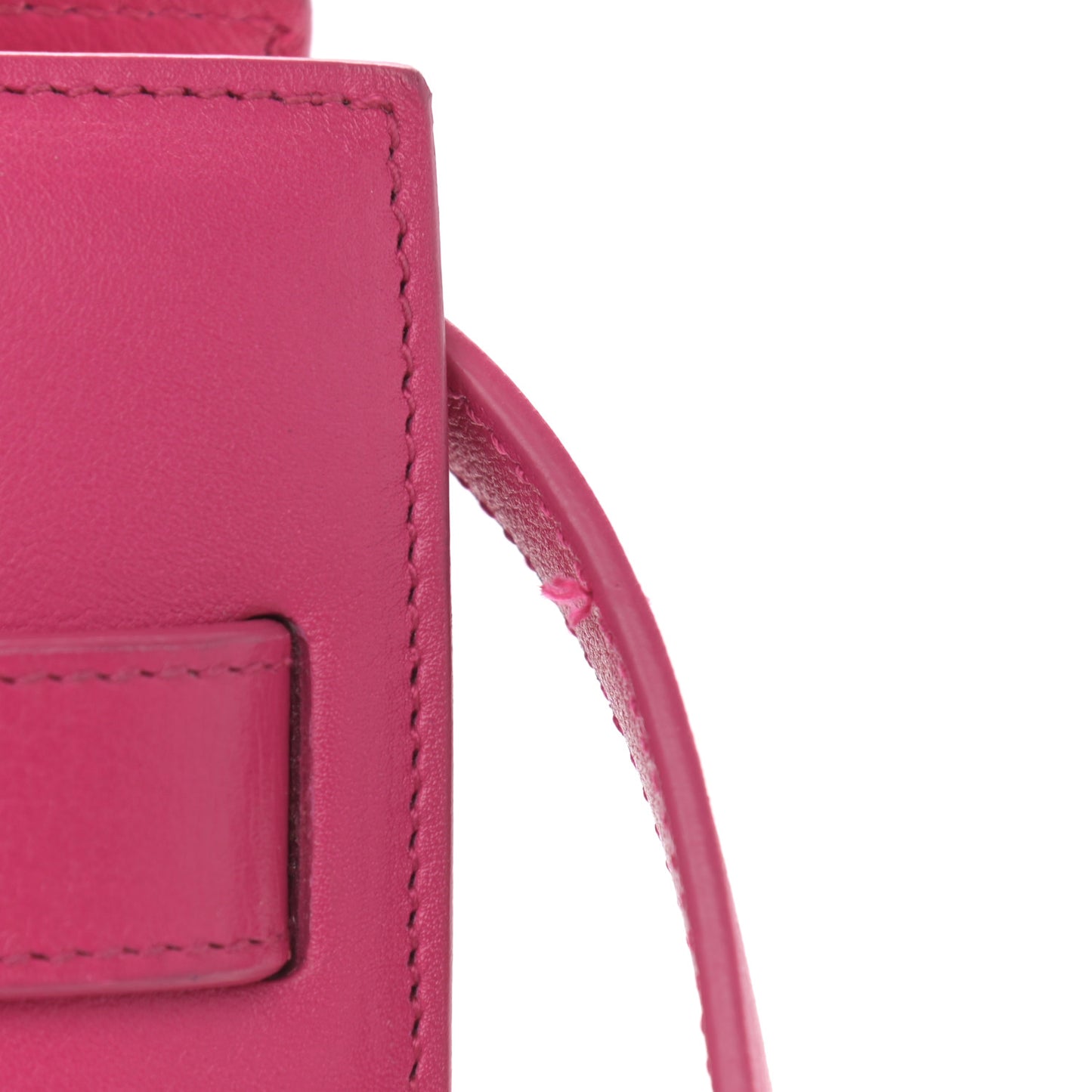 Calfskin Small Sac De Jour Lipstick Fuchsia