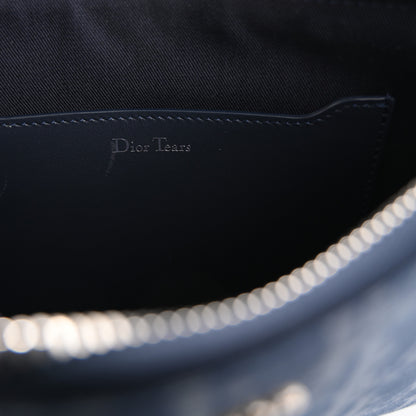 Christian Dior x Denim Tears A5 Oblique Flat Pouch Wristlet Blue 6 of 8