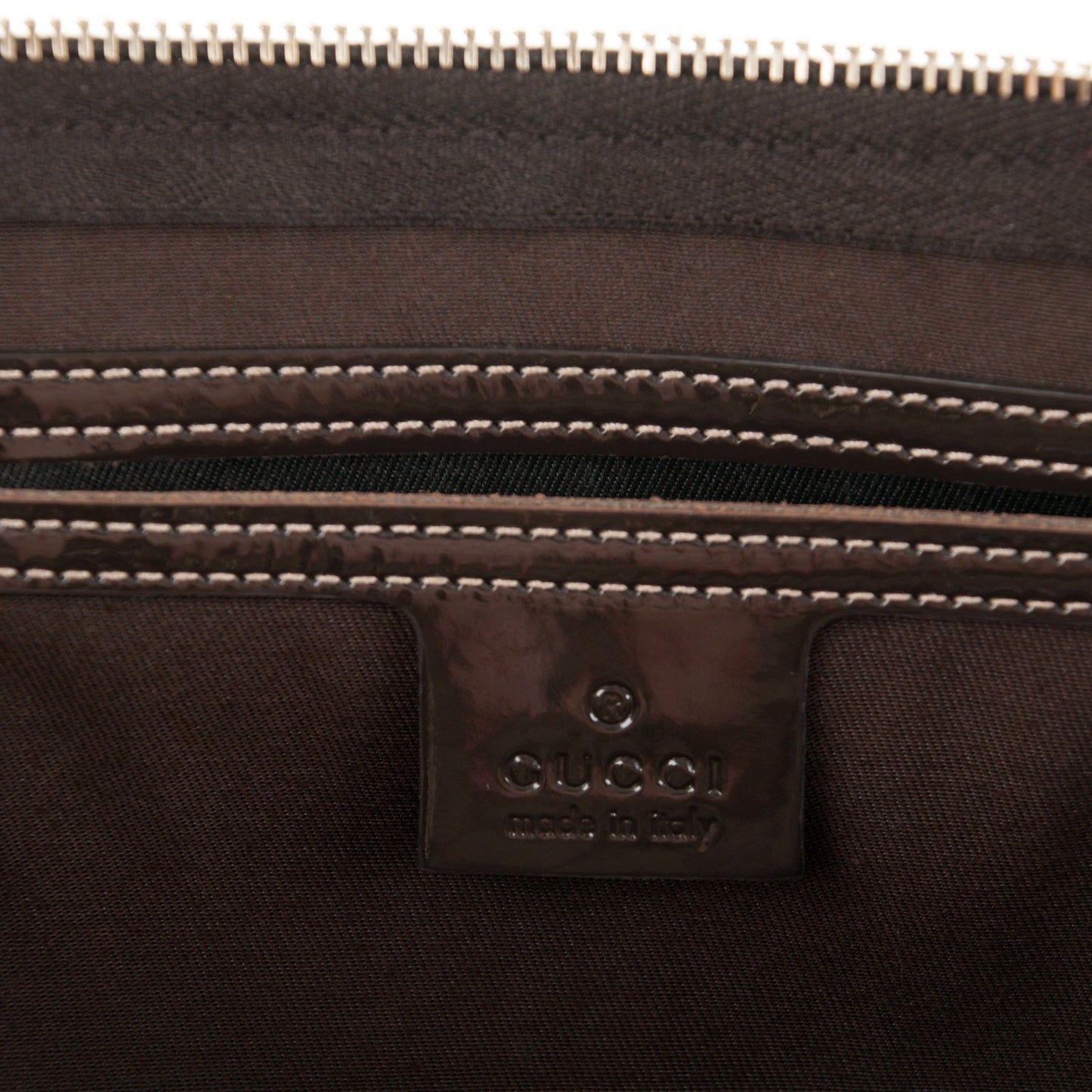 GG Plus Monogram Medium Joy Boston Dark Brown