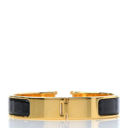 Hermes Enamel Narrow Clic Clac H Bracelet PM Black 3 of 6