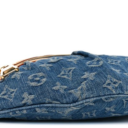 Louis Vuitton Monogram Denim High Rise Bumbag Blue 7 of 8