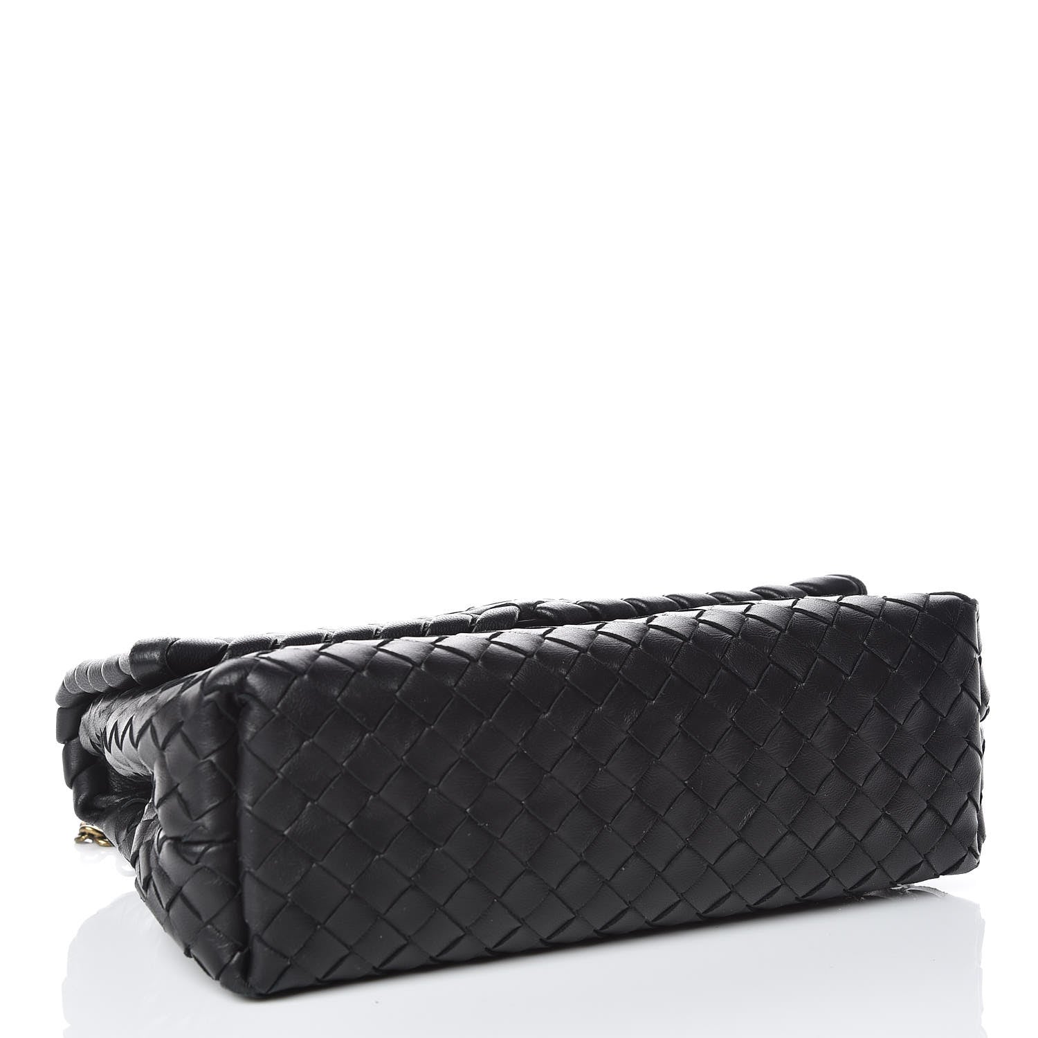 Bottega Veneta Nappa Intrecciato Baby Olimpia Shoulder Bag Black 4 of 10