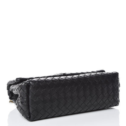 Bottega Veneta Nappa Intrecciato Baby Olimpia Shoulder Bag Black 4 of 10