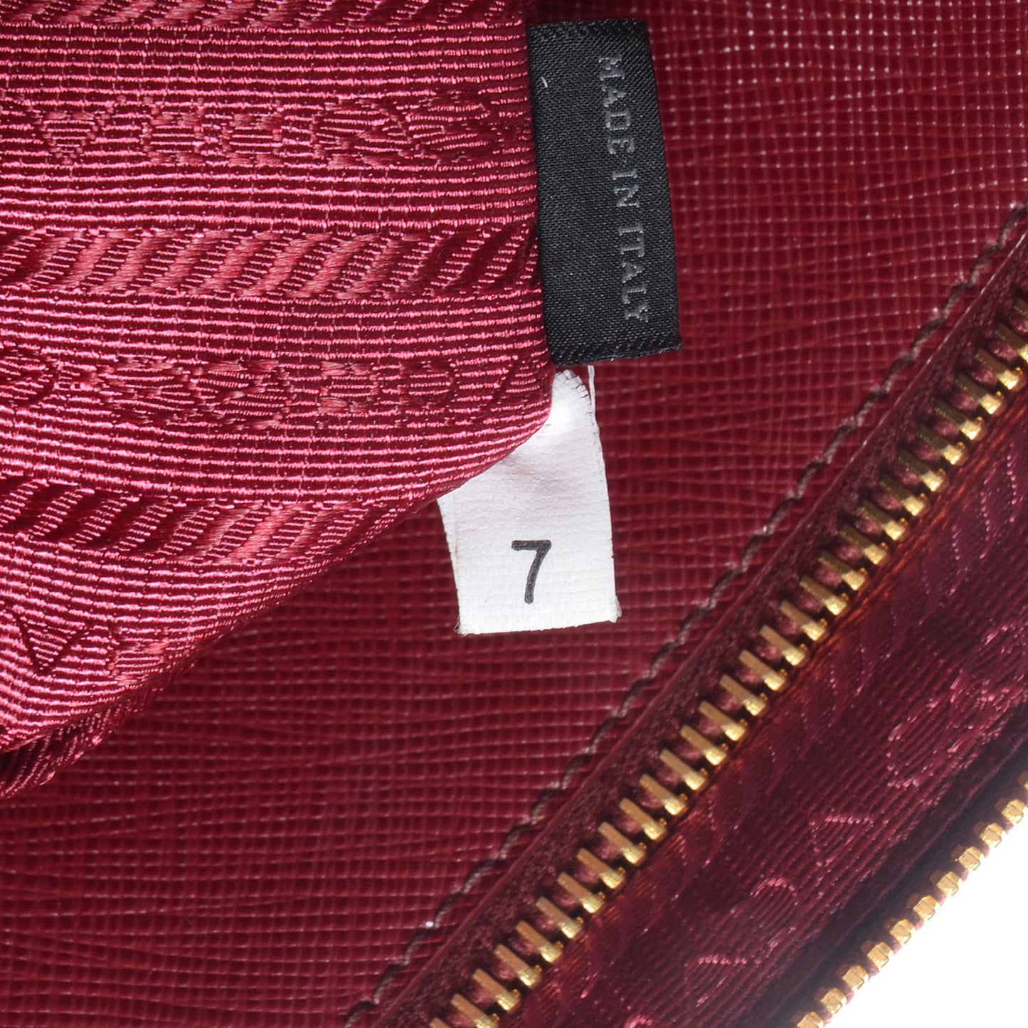 Saffiano Lux Large Double Zip Tote Barolo