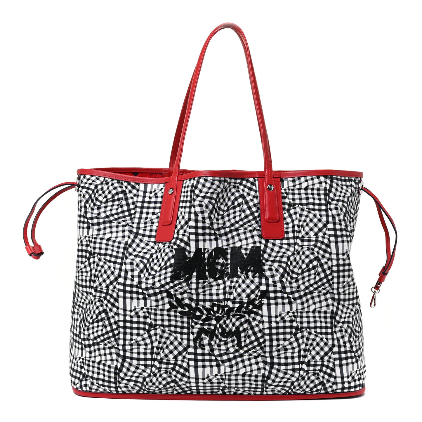 Visetos Large Liz Reversible Shopper Tote Ruby Red
