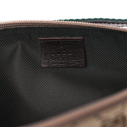 Gucci Monogram Web Boat Pochette Brown 6 of 11