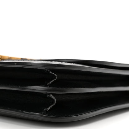 Saint Laurent Suede Smooth Calfskin Monogram Medium Solferino Soft Satchel Black 10 of 11