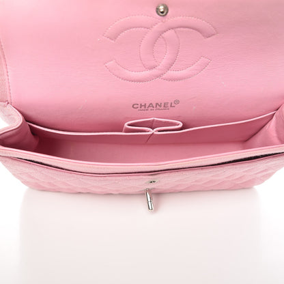 Chanel Jersey Quilted Medium Double Flap Pink 5 of 15