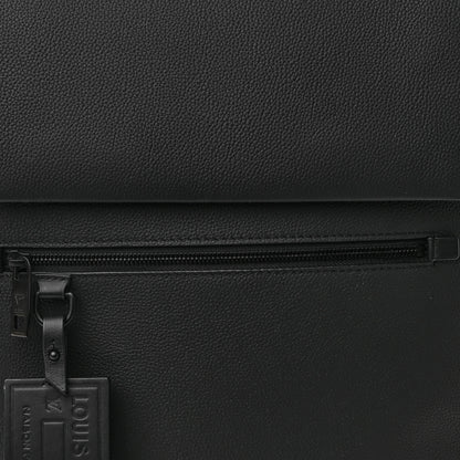 Louis Vuitton Calfskin Aerogram Fastline Backpack Black 7 of 9