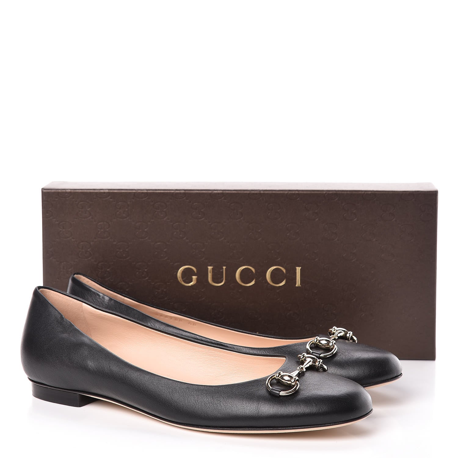 Gucci Calfskin Horsebit Ballerina Flats 40 Black 12 of 12