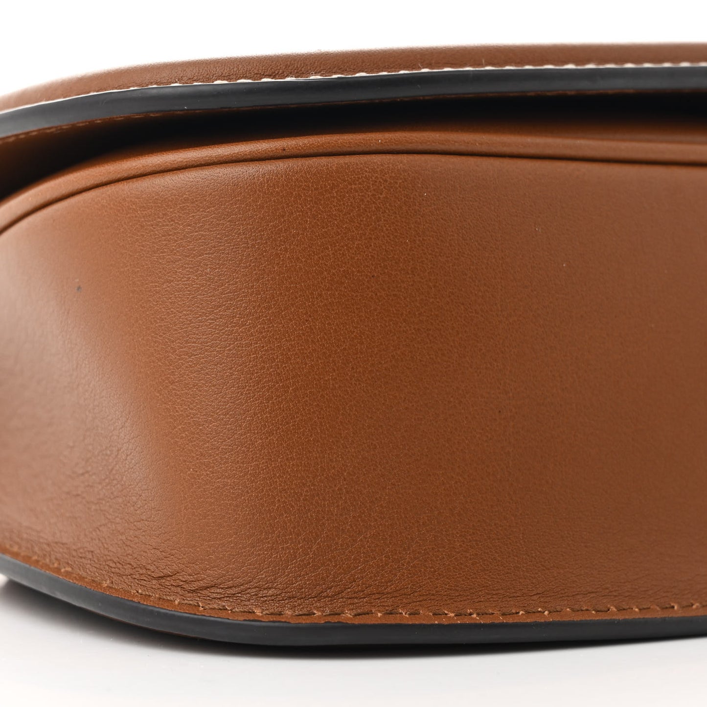Roxy Calfskin Medium Blondie Top Handle Bag Brown