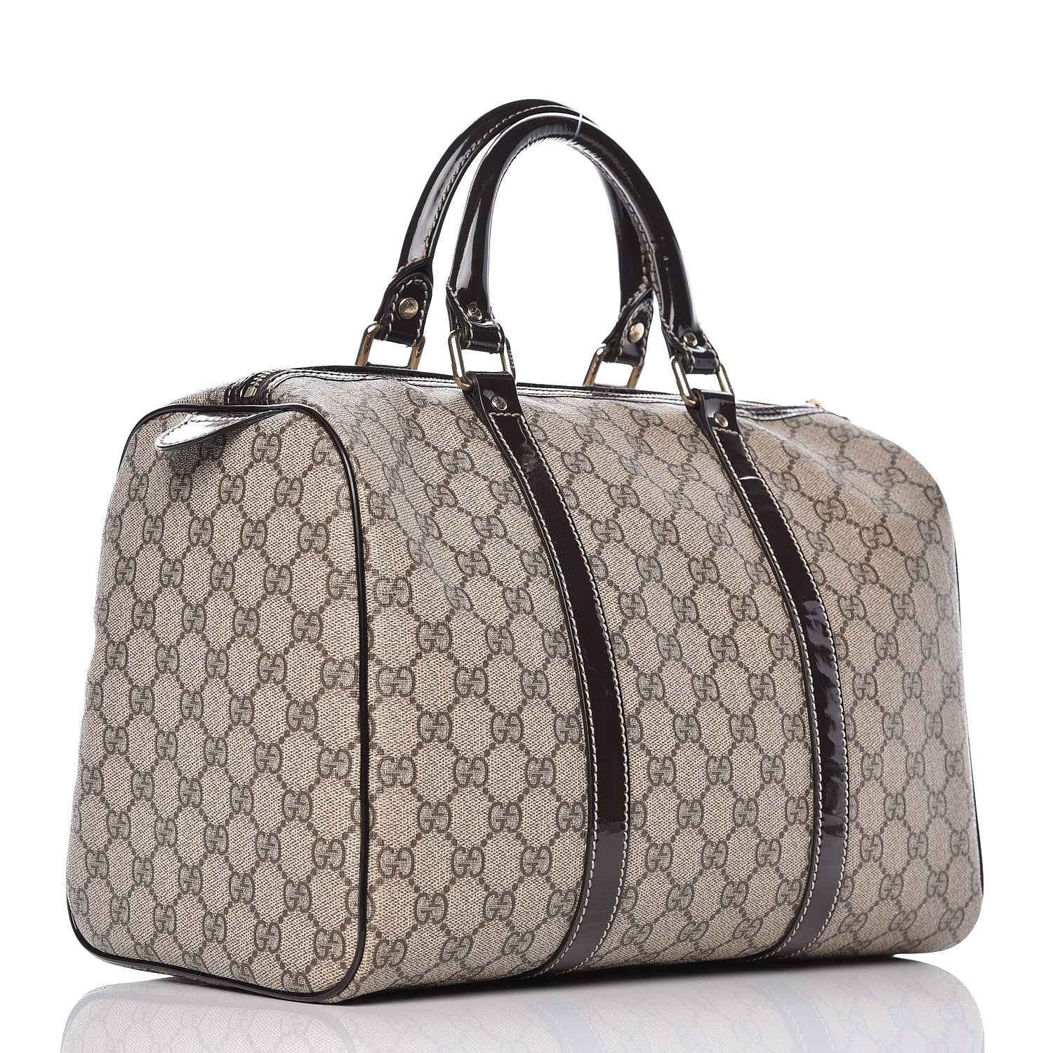 Gucci GG Plus Monogram Medium Joy Boston Dark Brown 3 of 13