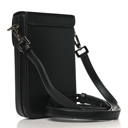 Christian Dior Smooth Calfskin Vertical Pouch Black 3 of 9