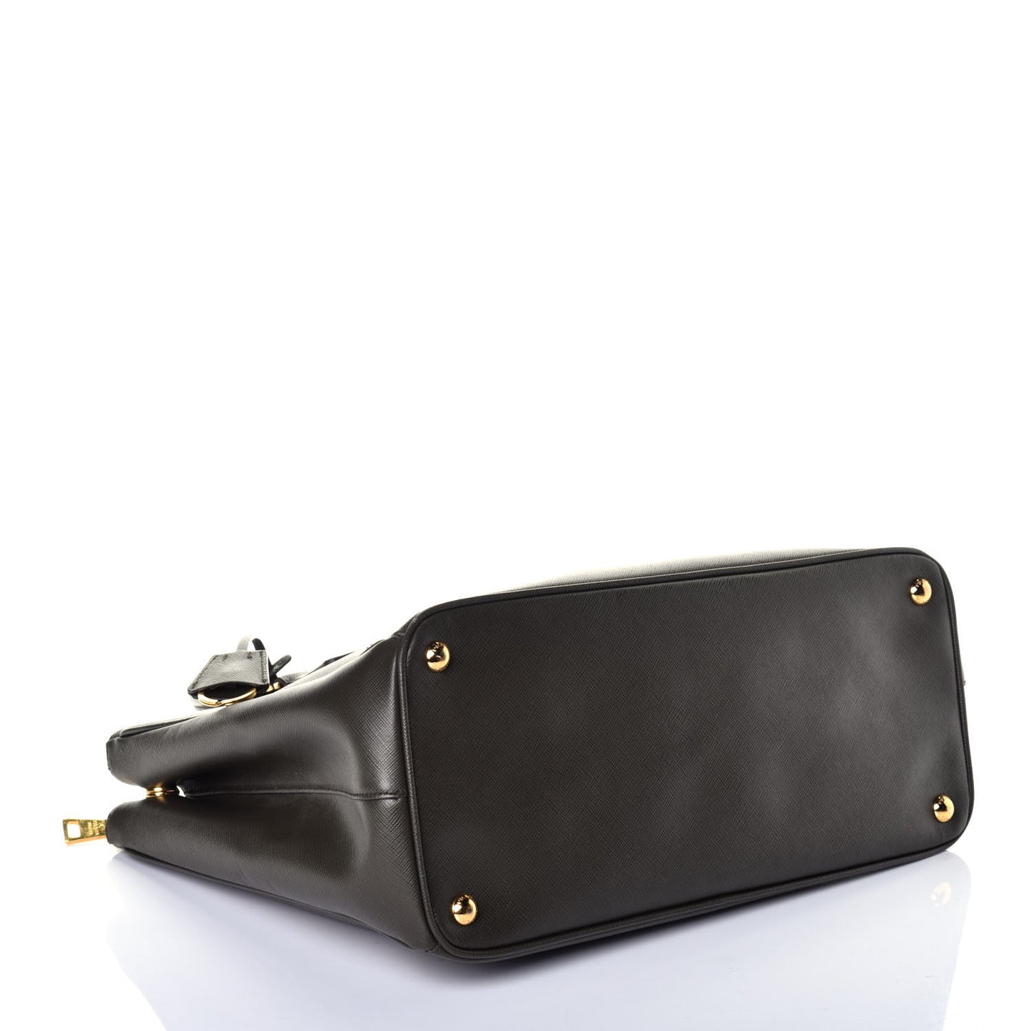 Saffiano Large Galleria Double Zip Tote Militare