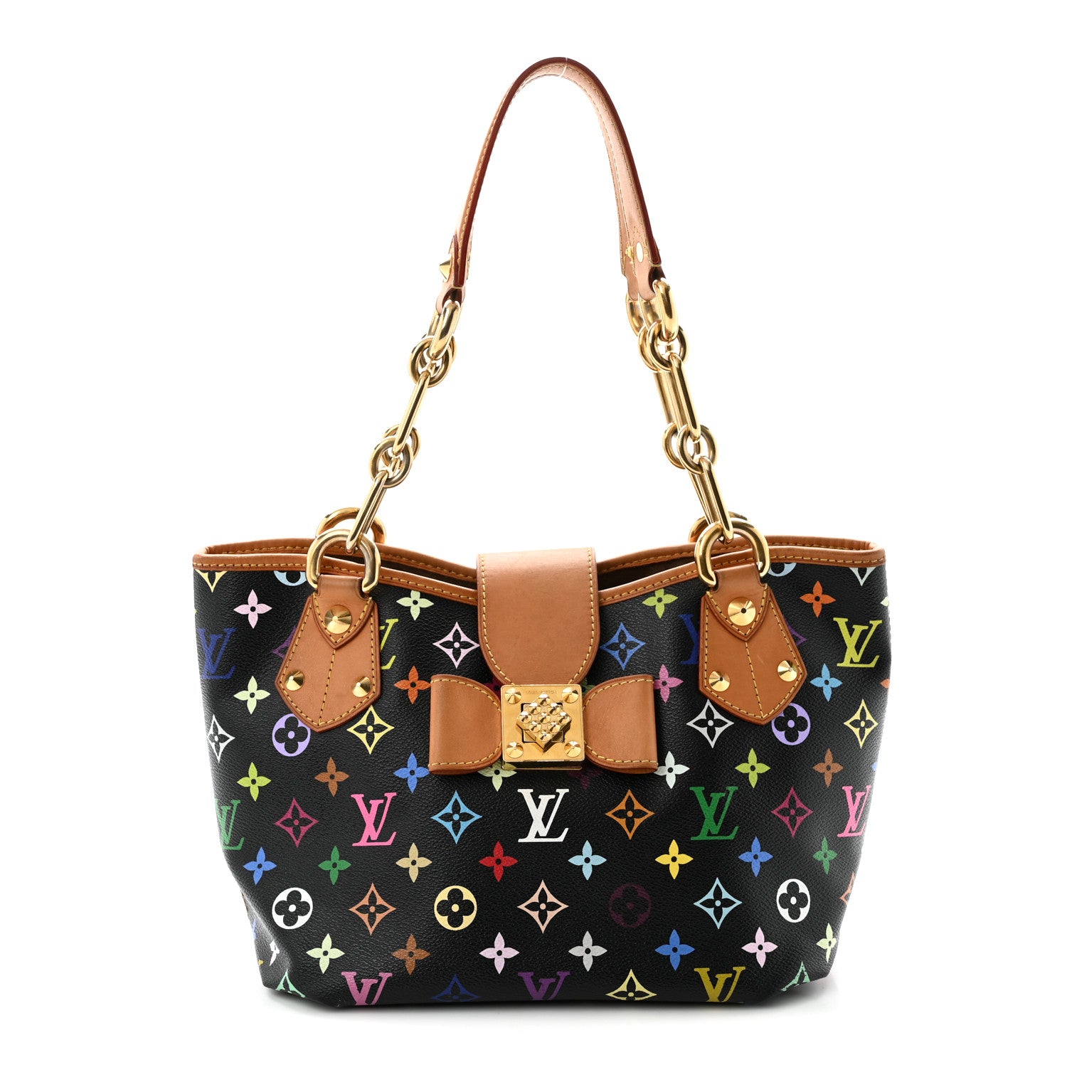 Louis Vuitton Monogram Multicolor Annie MM Black 1 of 10