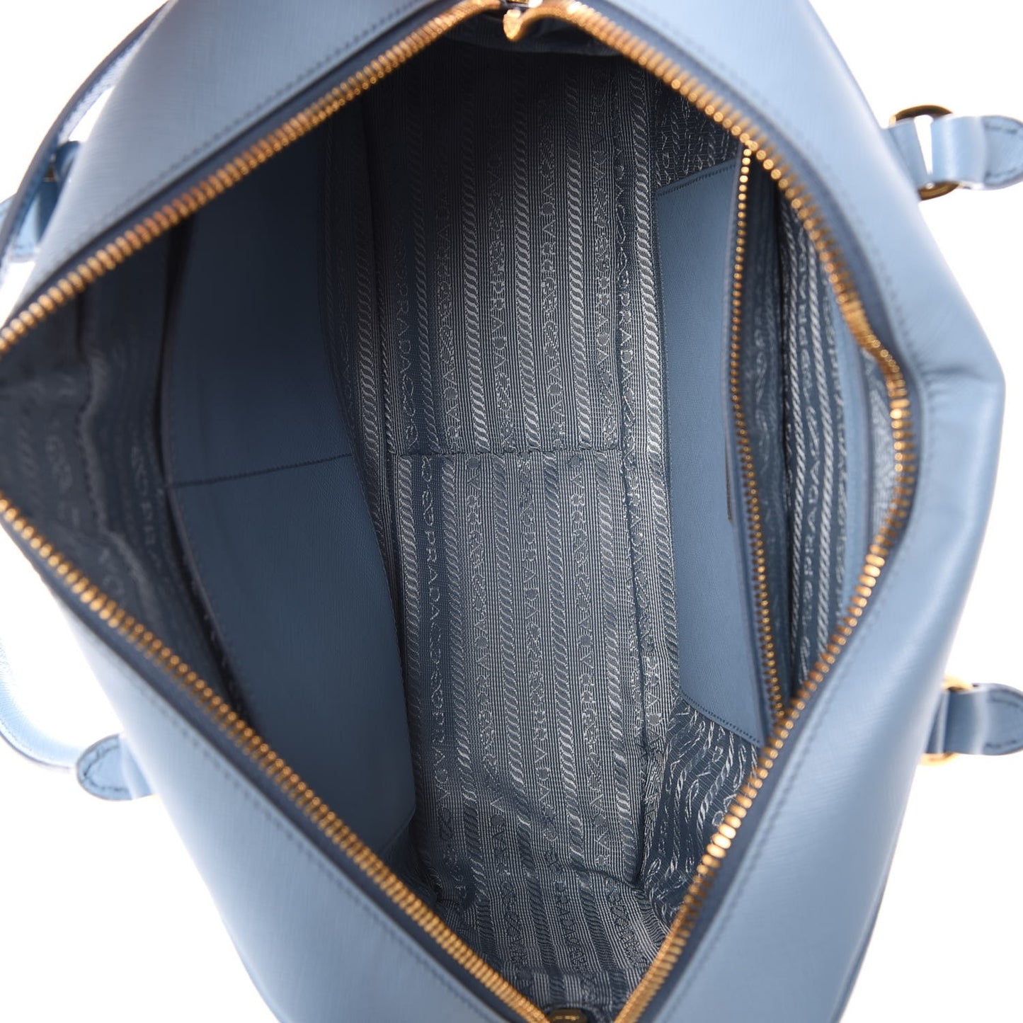 Saffiano Lux Petite Bowler Blue