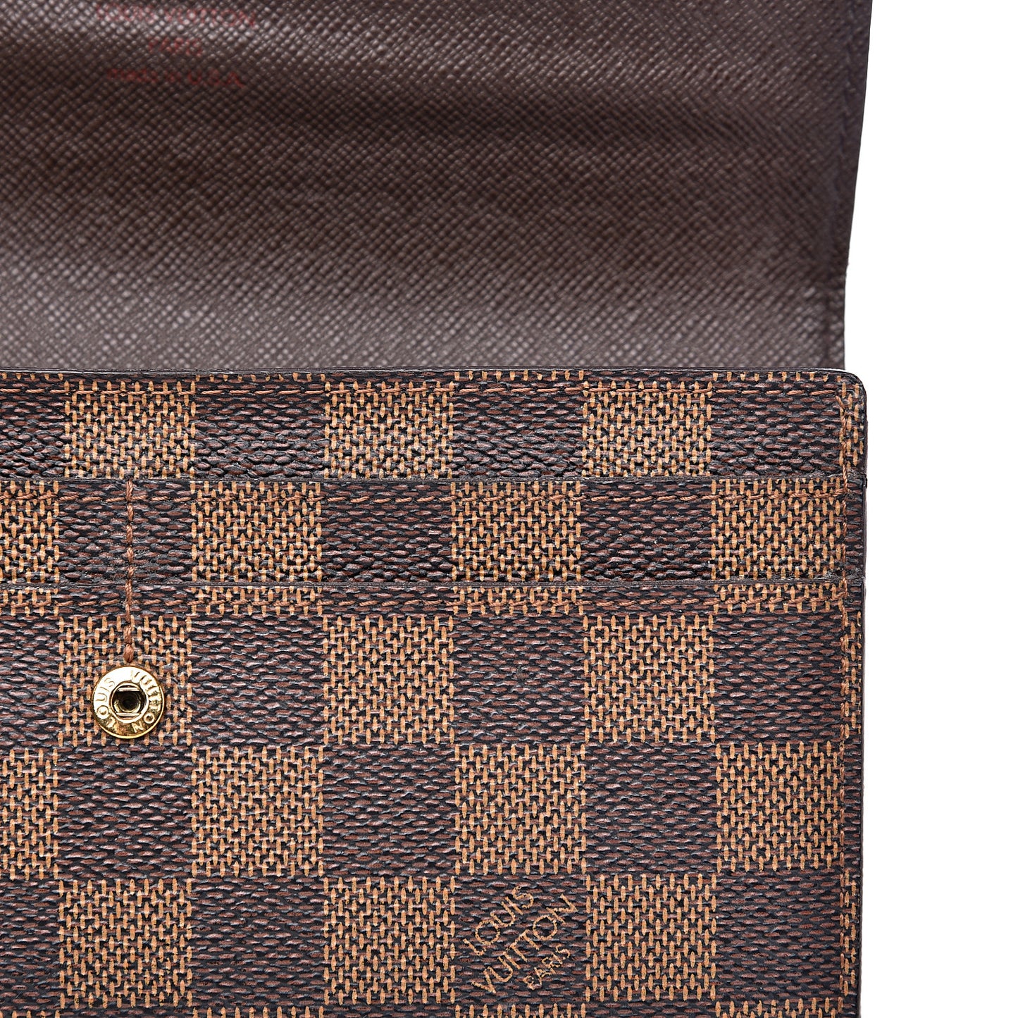 Damier Ebene Sarah Wallet