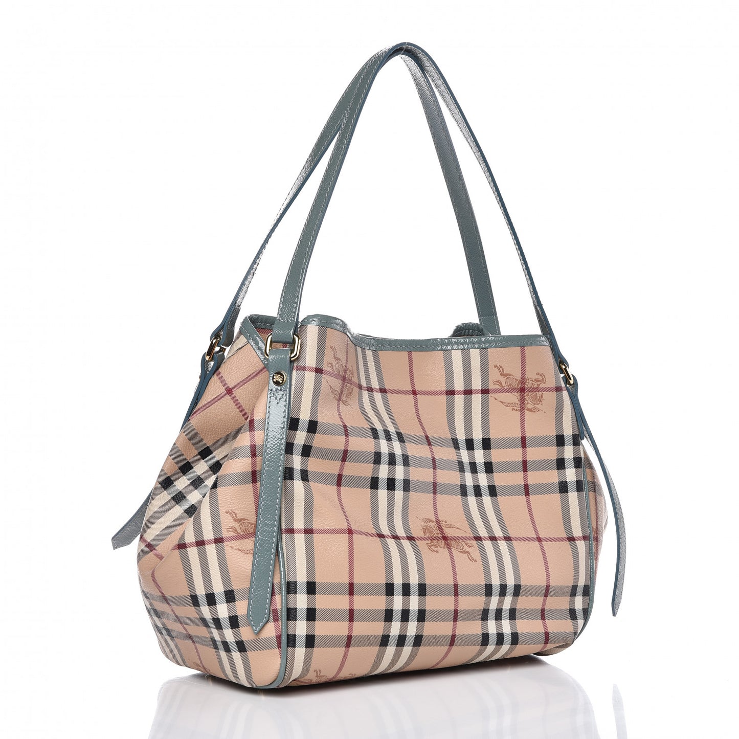 Haymarket Check Small Canterbury Tote Eucalyptus Grey