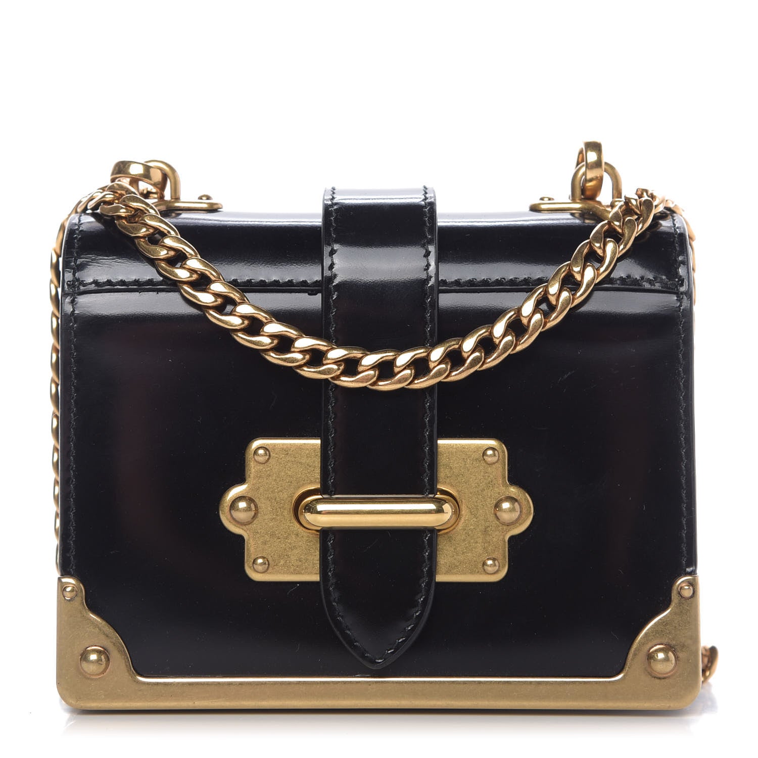 Prada Spazzolato Micro Cahier Bag Black 1 of 7