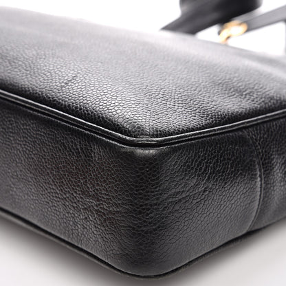 Chanel Caviar CC Shoulder Bag Black 10 of 18