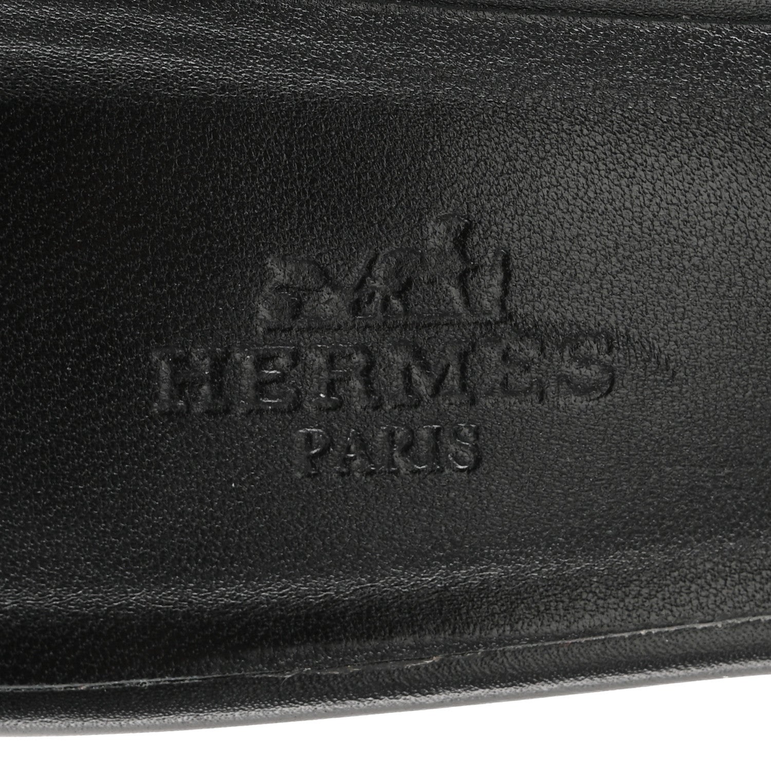 Hermes Calfskin Gigi 50 Sandals 38 Black 8 of 8