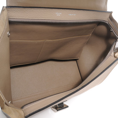 Celine Calfskin and Suede Small Trapeze Dune 5 of 8