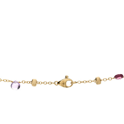 Marco Bicego 18K Yellow Gold Paradise Pearl Multi Gemstone Paradise Necklace 3 of 3