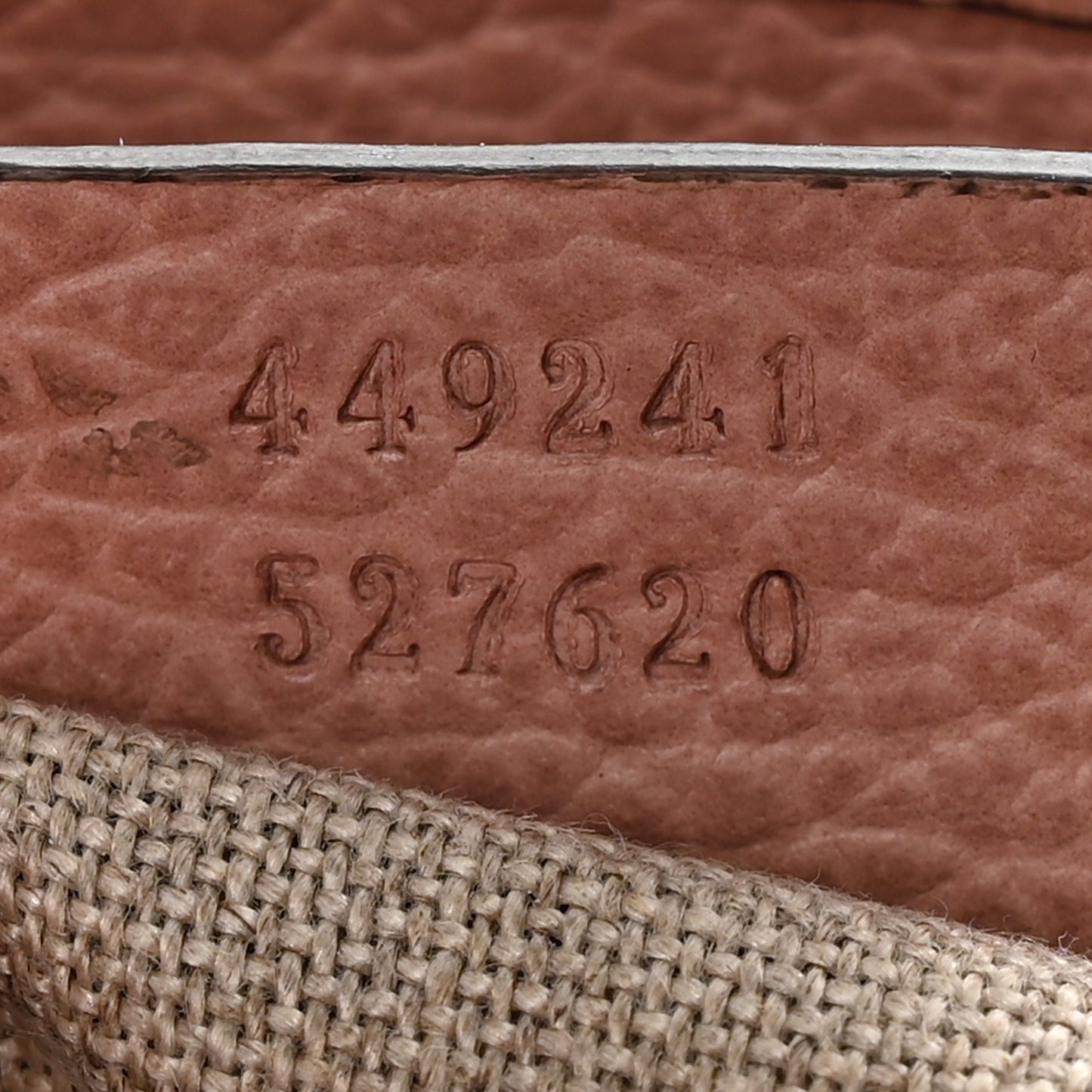 Monogram Small Bree Tote Beige Soft Pink