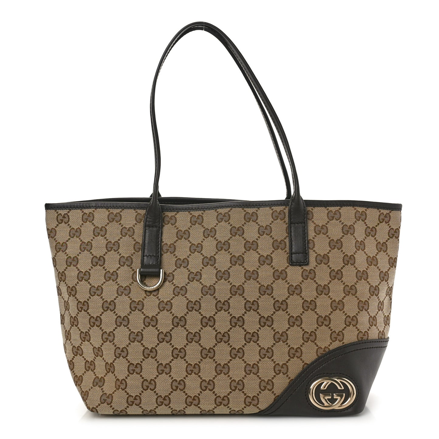 Monogram Medium New Britt Tote Brown