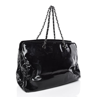 Chanel Vinyl Large Lipstick Tote Black 3 of 13