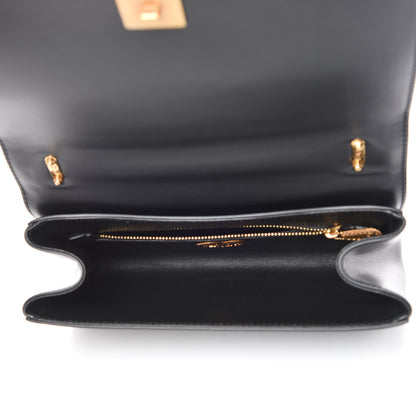 Dolce & Gabbana Calfskin Medium Devotion Crossbody Bag Black 5 of 9