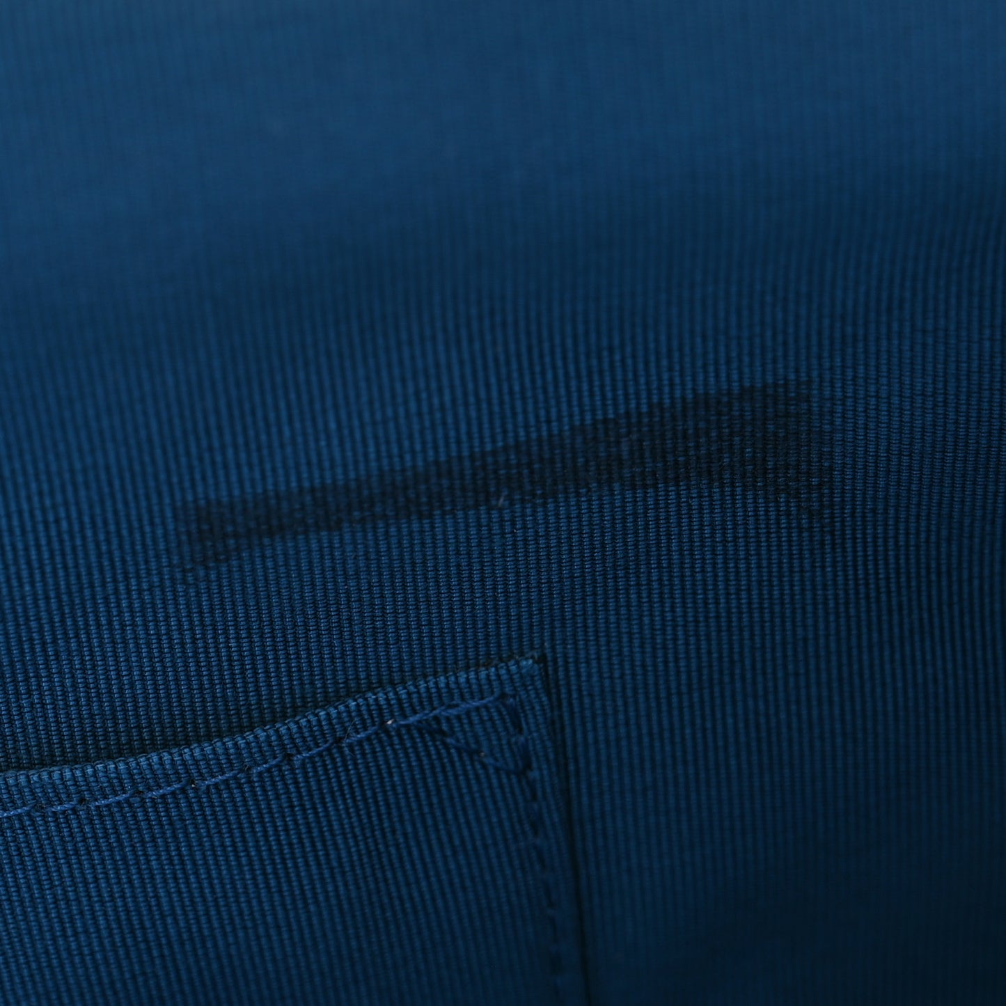 Lambskin Quilted Large Flap Cosmetic Case Blue