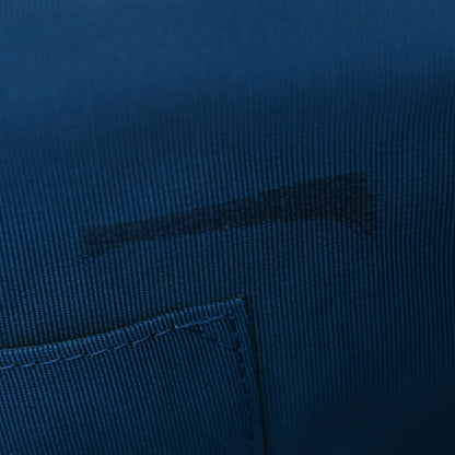 Chanel Lambskin Quilted Large Flap Cosmetic Case Blue 9 of 11