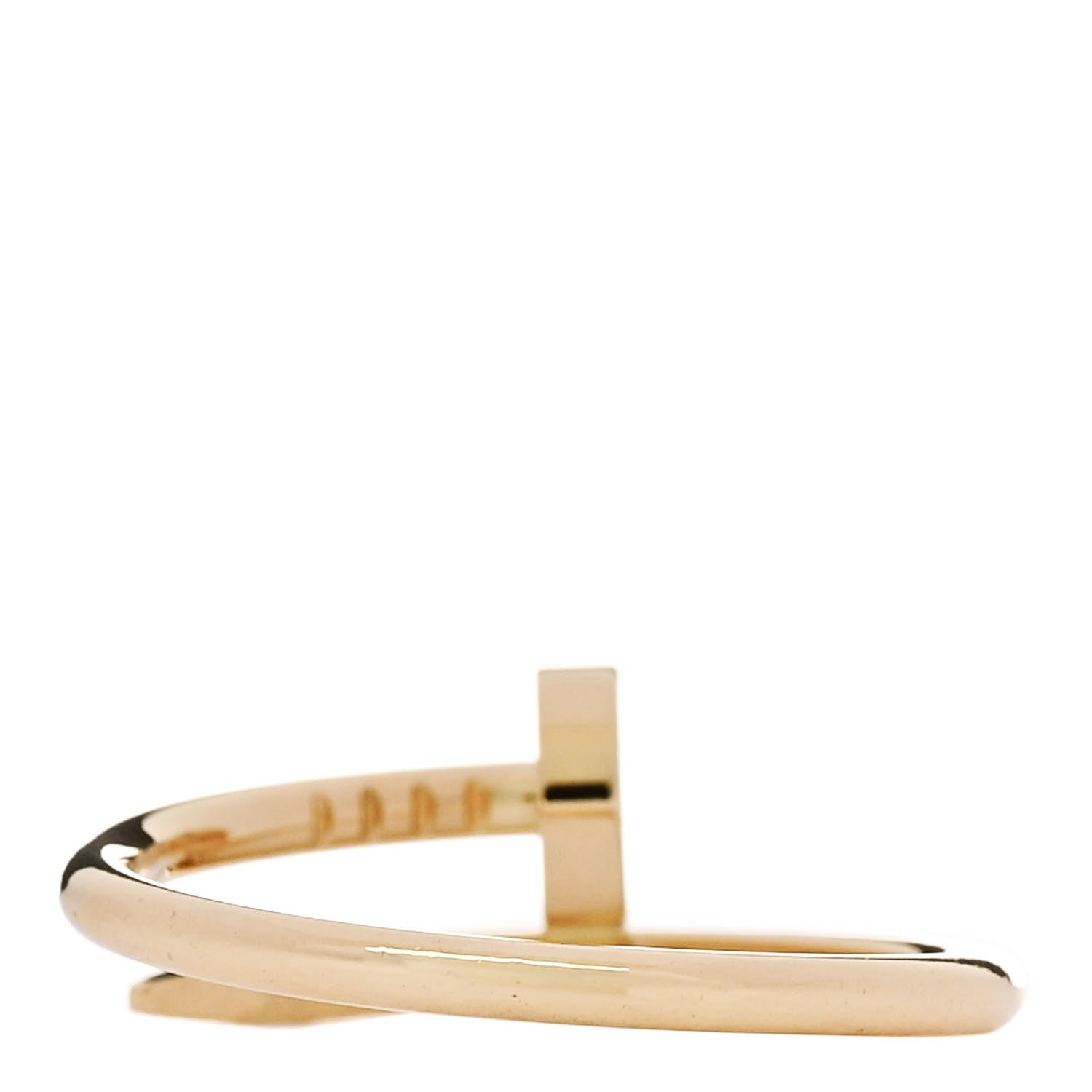Cartier 18K Yellow Gold Small Juste Un Clou Ring 53 6.25 3 of 6