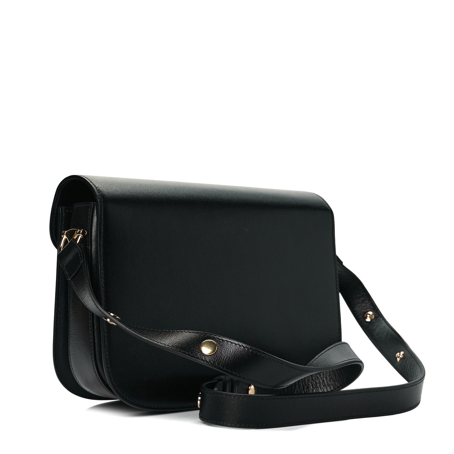Gucci Azalea Calfskin Horsebit 1955 Shoulder Bag Black 3 of 7