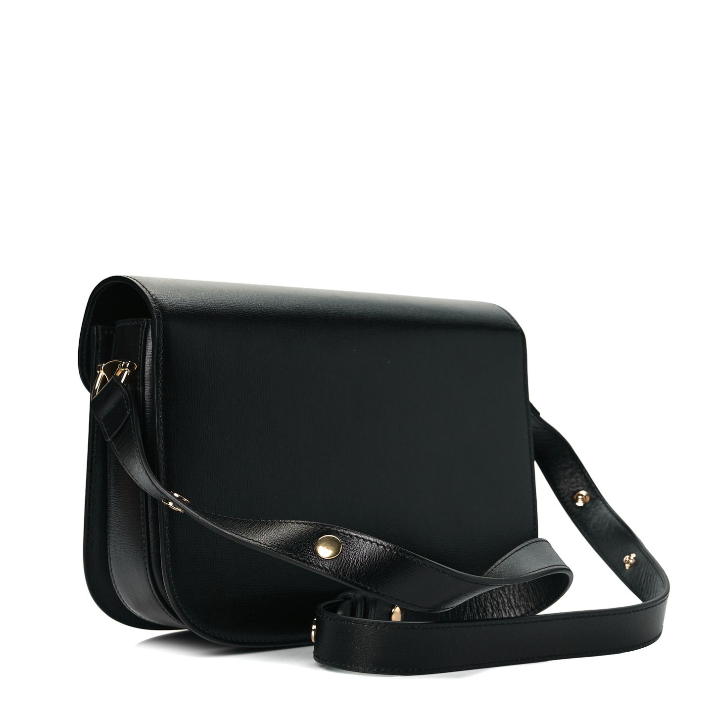 Azalea Calfskin Horsebit 1955 Shoulder Bag Black