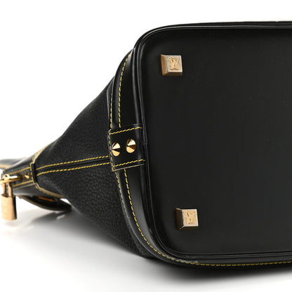 Louis Vuitton Suhali Lockit MM Black 8 of 10