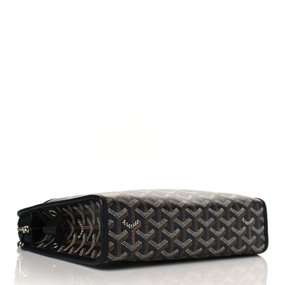 Goyard Goyardine Jouvence MM Toiletry Pouch Black 4 of 9
