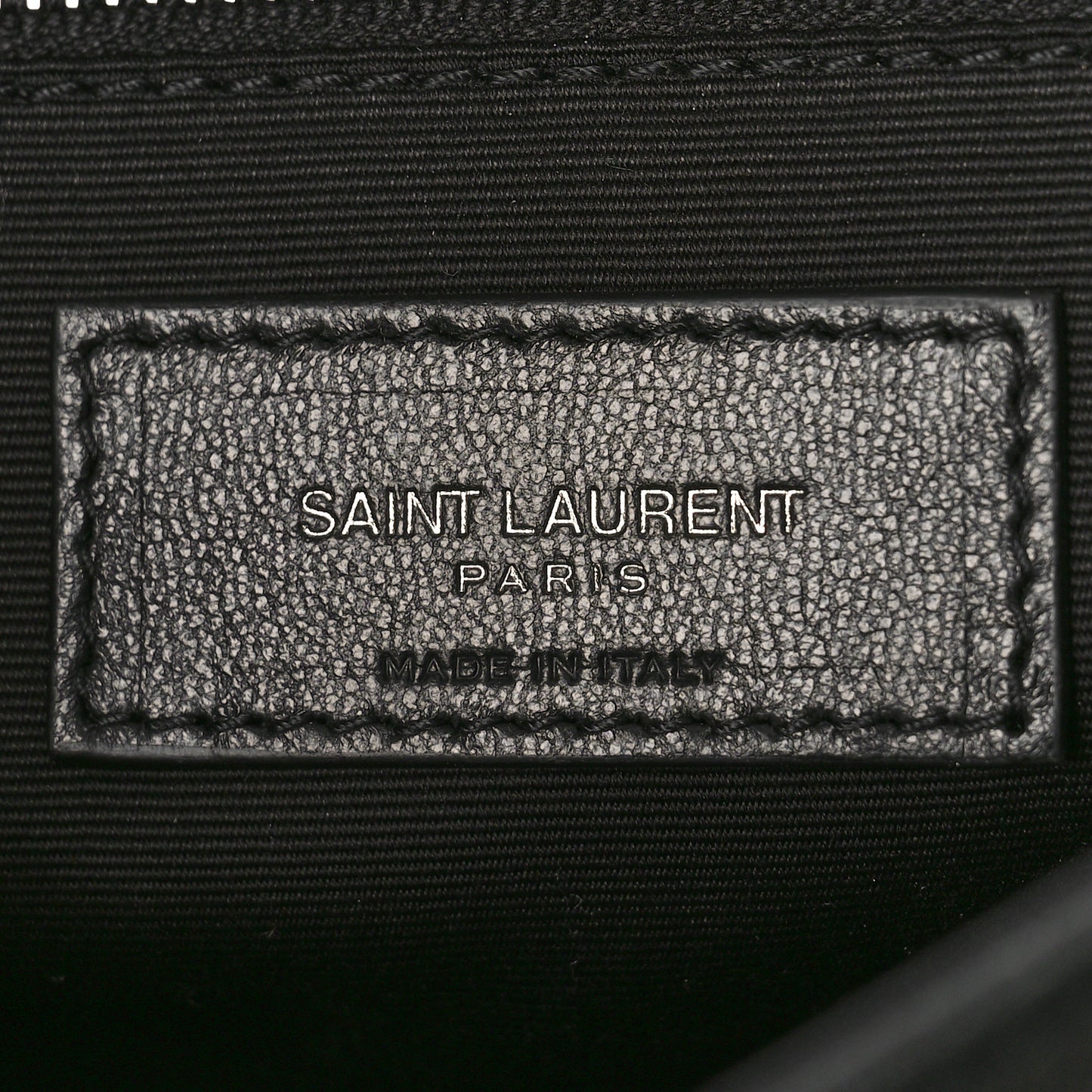 Grained Lambskin Monogram Medium Niki Chain Satchel Black